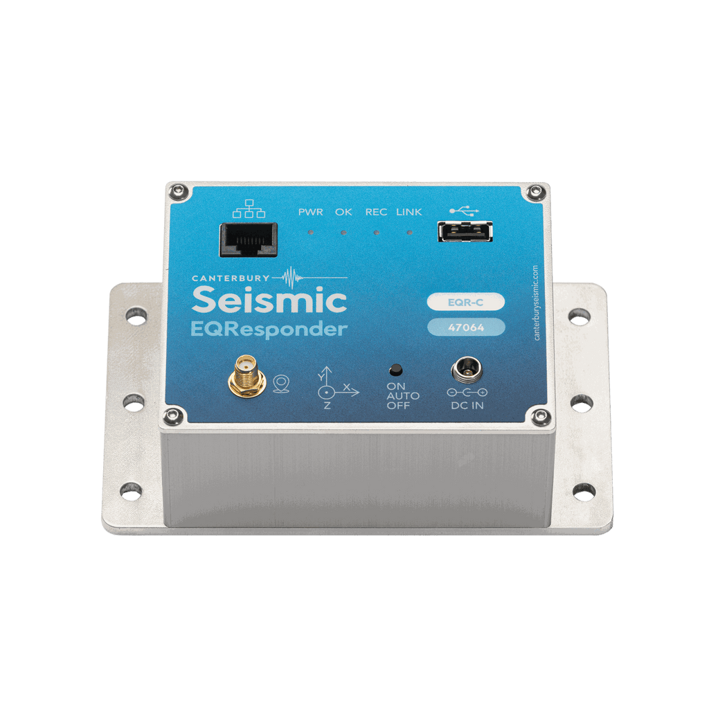 Canterbury Seismic EQR-C multi-channel seismic recorder, detail view