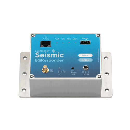 Canterbury Seismic EQR-C multi-channel seismic recorder, detail view